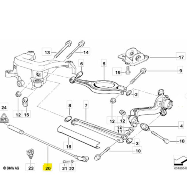 WHEEL SPEED SENSOR | FEBI | 24125 | REAR