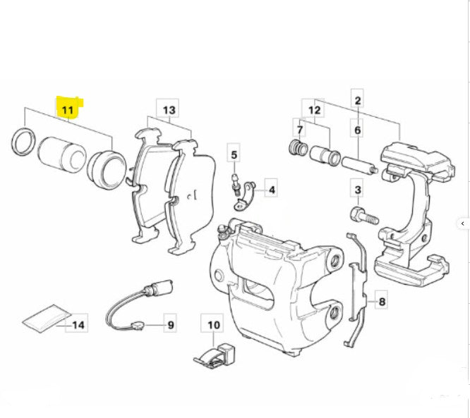 CALIPER REPAIR KIT | ATE | 11.0441-6003.2 | FRONT