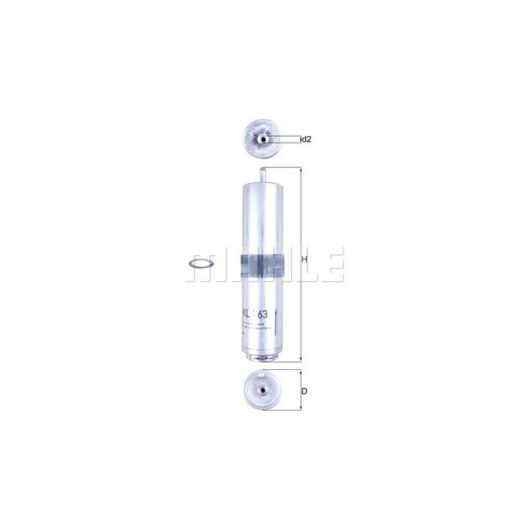 DIESEL FILTER | MAHLE | KL763D