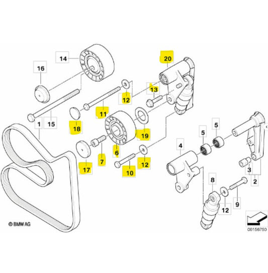 BELT TENSION REPAIR KIT | INA | 533 0097 10