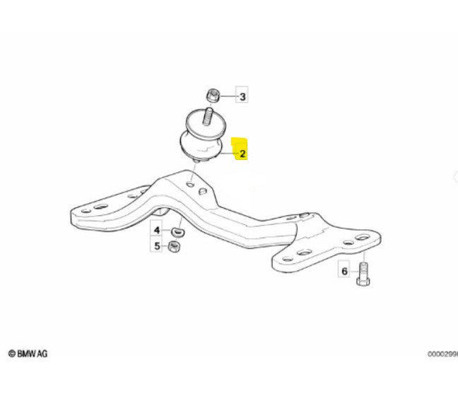 GEARBOX MOUNT | FEBI | 06624