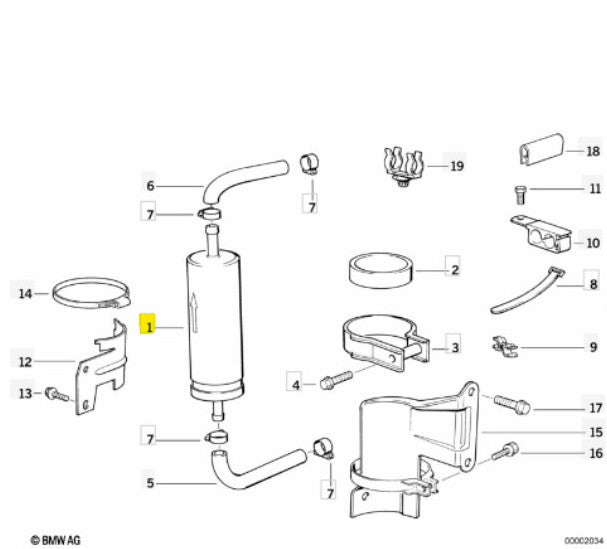 FUEL FILTER | HENGST | H109WK